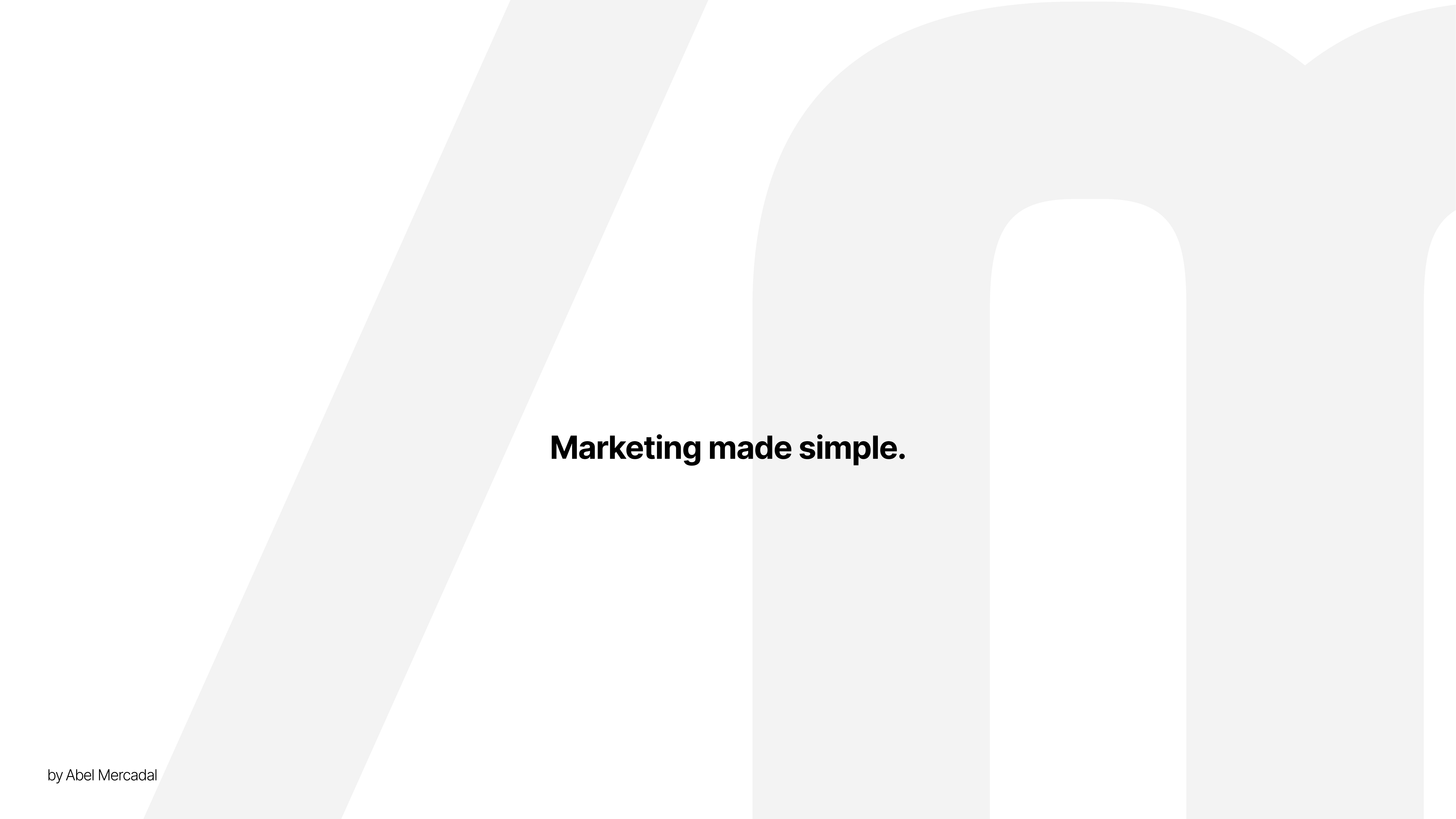 Página 19 — Cierre: Marketing made simple